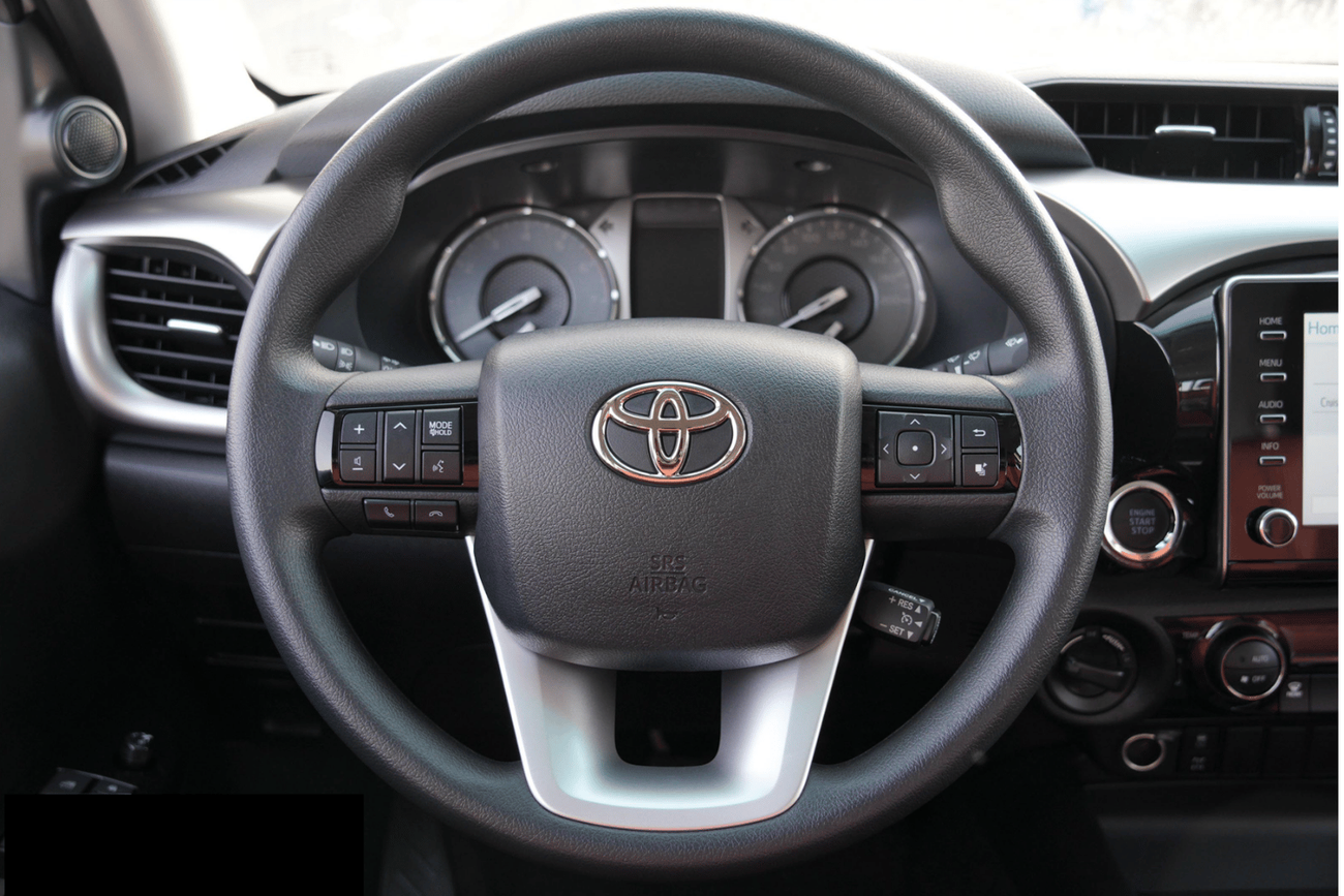 Toyota Hilux ECTP2M019 – 2025 Toyota Hilux Double Cab Pick Up GLX -  2.7L Petrol Auto – White with Red Interior –