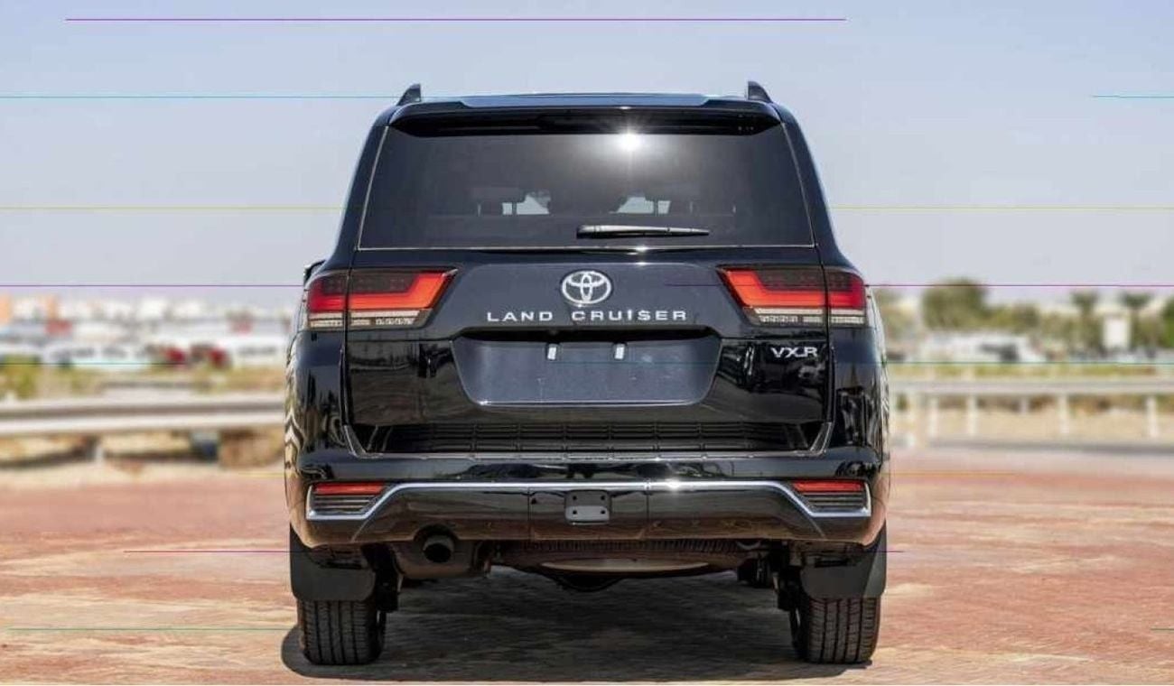 تويوتا لاند كروزر Toyota Land Cruisers VXR 3.5L Twin Turbo Full Option Europe Specs Model 2024 Black color