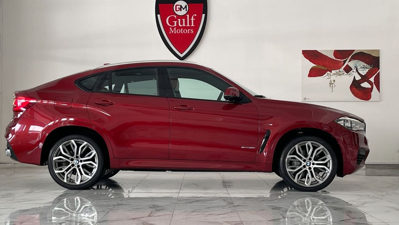 BMW X6 50i M SPORT LUXURY V8 4.4L-8CYL ORIGINAL PAINT - FULLY AGENCY MAINTAINED. AGMC-DUBAI