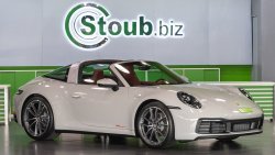 Porsche 911 Targa 4 992 2021 MODEL WITH RED SOFT TOP (IN GCC SPEC AND WITH GCC WARRANTY)