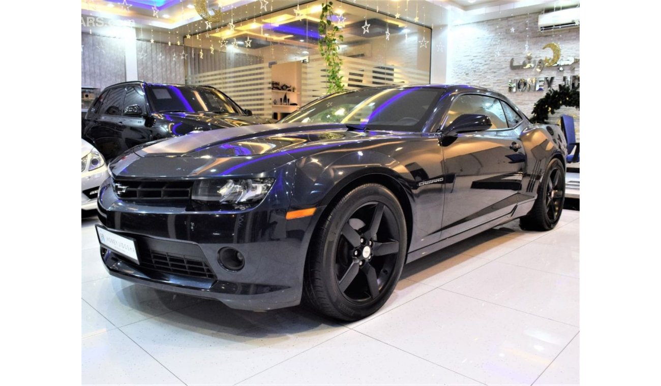 شيفروليه كامارو ONLY 78000 KM!! ORIGINAL PAINT Chevrolet Camaro 2014 Model Dark Blue Color GCC Specs!