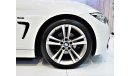 بي أم دبليو 420 ONLY 84000 KM! BMW 420i Gran Coupe 2015 Model!! in White Color! GCC Specs