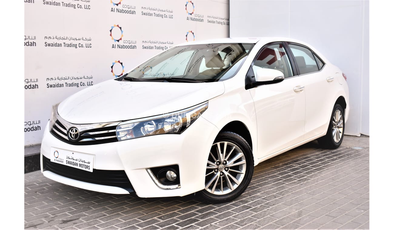 Toyota Corolla 1.6L SE+ 2015 GCC SPECS