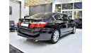 Honda Accord EXCELLENT DEAL for our Honda Accord 3.5 V6 ( 2013 Model ) in Black Color GCC Specs