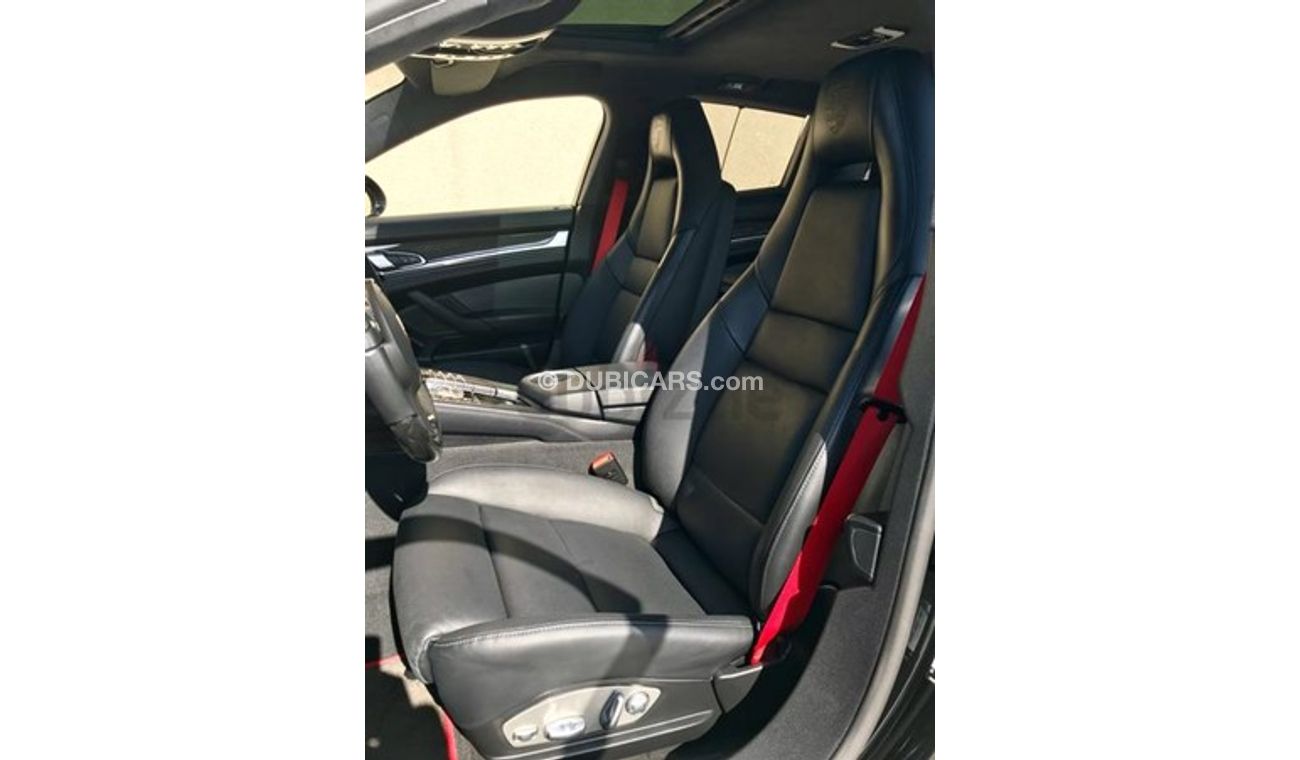 Porsche Panamera 4.8-liter twin-turbo-charged V8; AWD, seven-speed dual-clutch sequential manual and automatic. 520 h