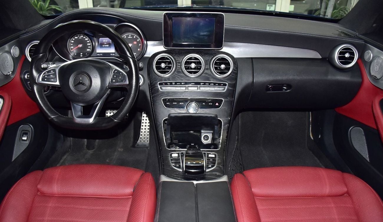 مرسيدس بنز C 300 كوبيه EXCELLENT DEAL for our Mercedes Benz C300 Coupe ( 2016 Model ) in Blue Color GCC Specs
