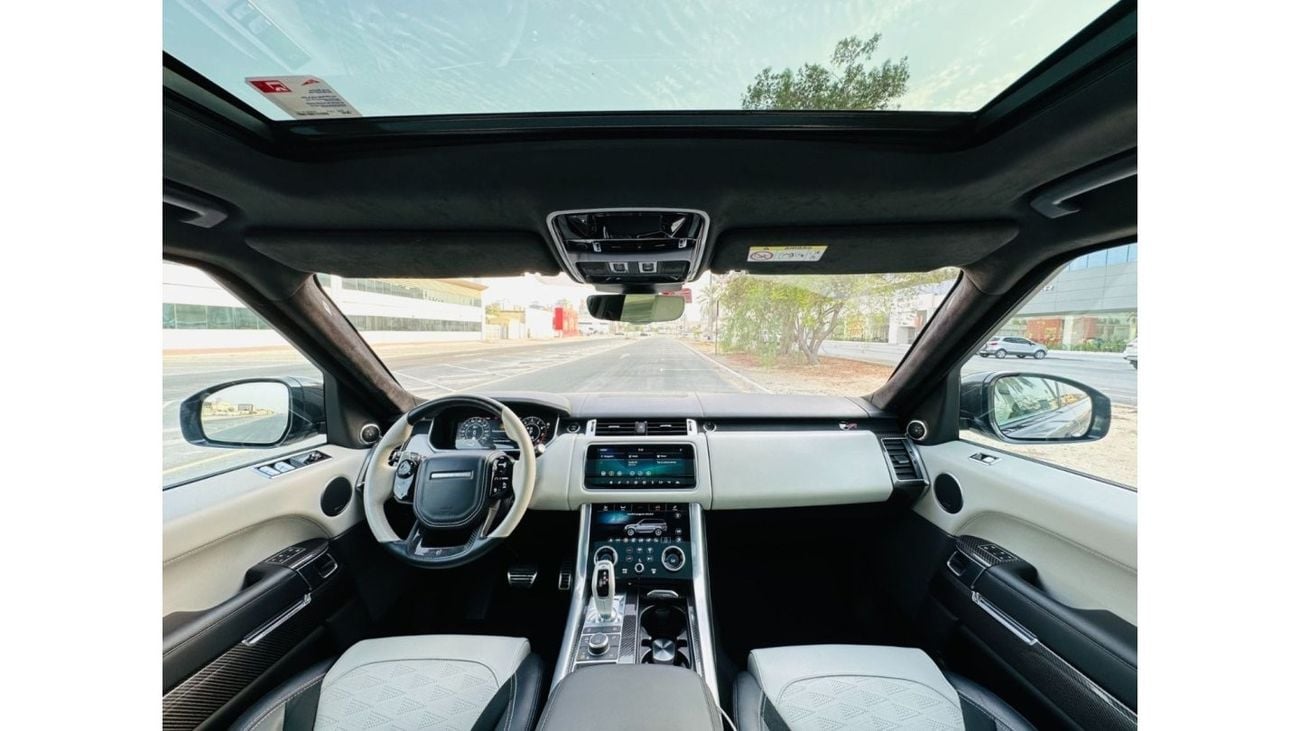 Land Rover Range Rover Sport AED 6,100 PM | SVR CARBON EDITION | UNDER WARRANTY | BRAND NEW CONDITION | LOW MILEAGE