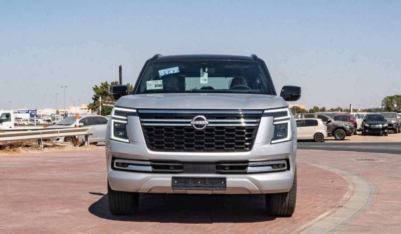 نيسان باترول 2025 Nissan Patrol 3.5L Twin turbo LE Platinum (Silver)