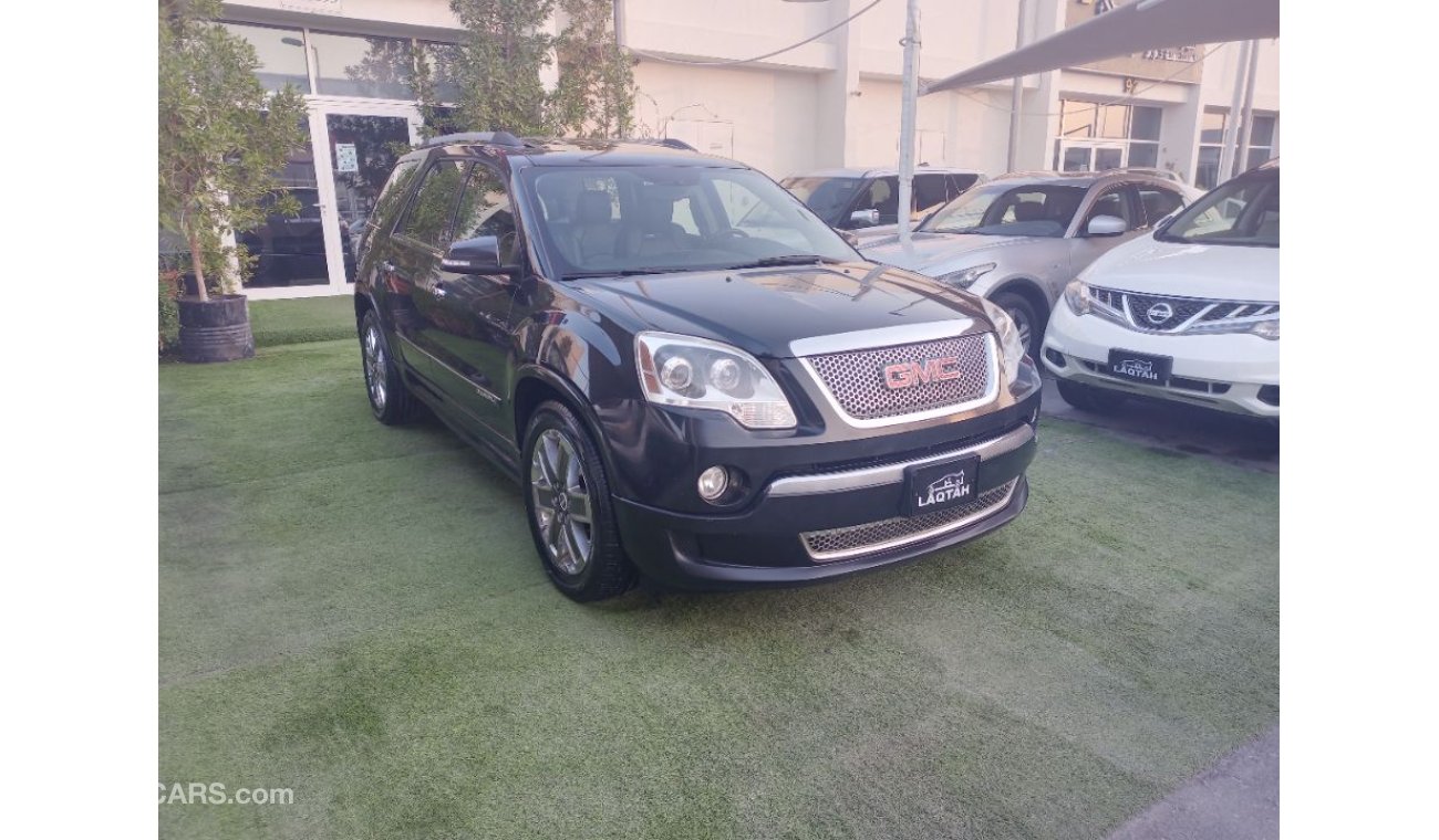 GMC Acadia Gulf 2012 number one, leather hatch, sensors, alloy wheels, cruise control, and a rear camera that d