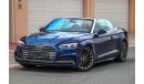 Audi A5 40 TFSI (Convertible) 2018 GCC under Agency Warranty with Zero Down-Payment.