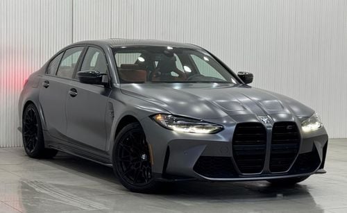 بي أم دبليو M3 Competition 3.0L 2021 BMW M3 Competition, Warranty, Service History, Carbon Fiber Package, Full Opti