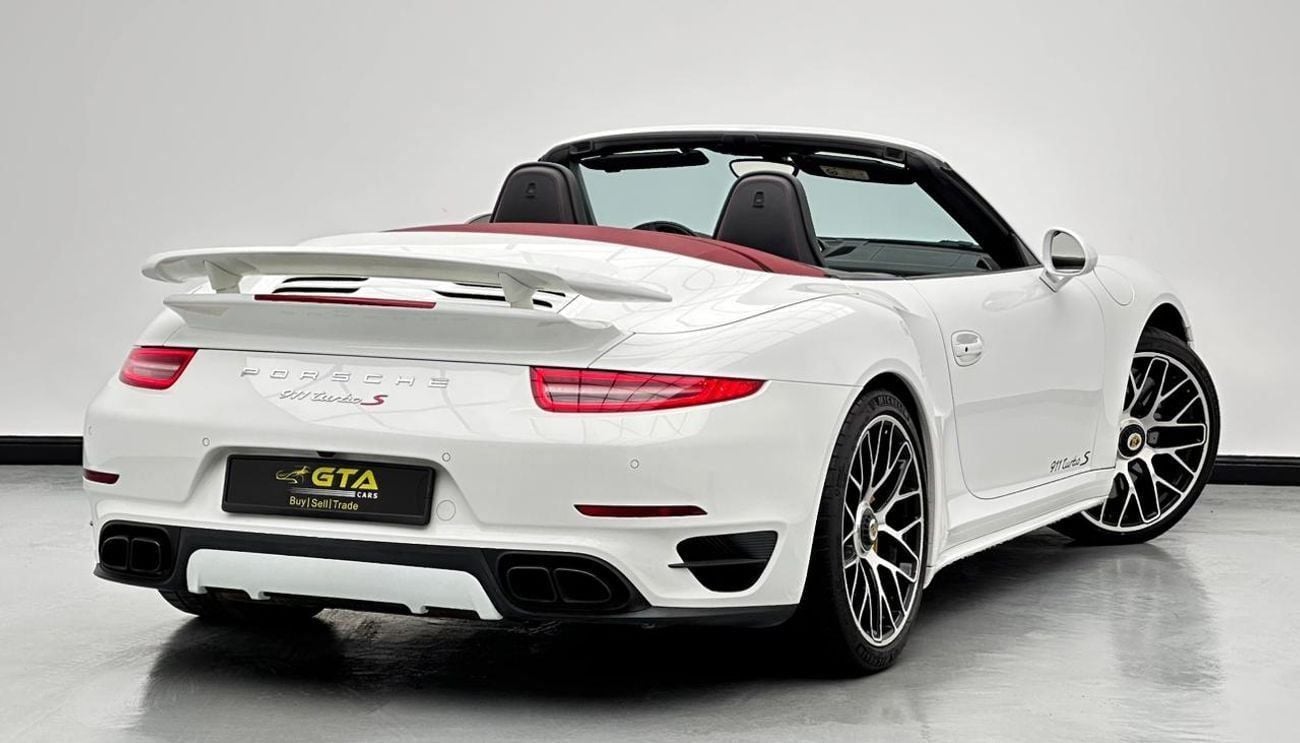 Porsche 911 Turbo S 3.8L (560 HP) Convertible 2015 Porsche 911 Turbo S, Nov/2026 Porsche Warranty, Porsche Full