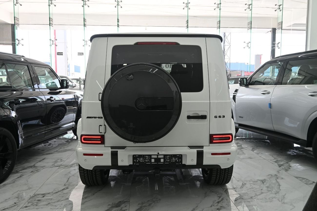 Mercedes Benz G63 AMG 4MATIC SUV Mercedes AMG G63 4.0-litre V8 Bi-Turbo, Model 2026 Color White