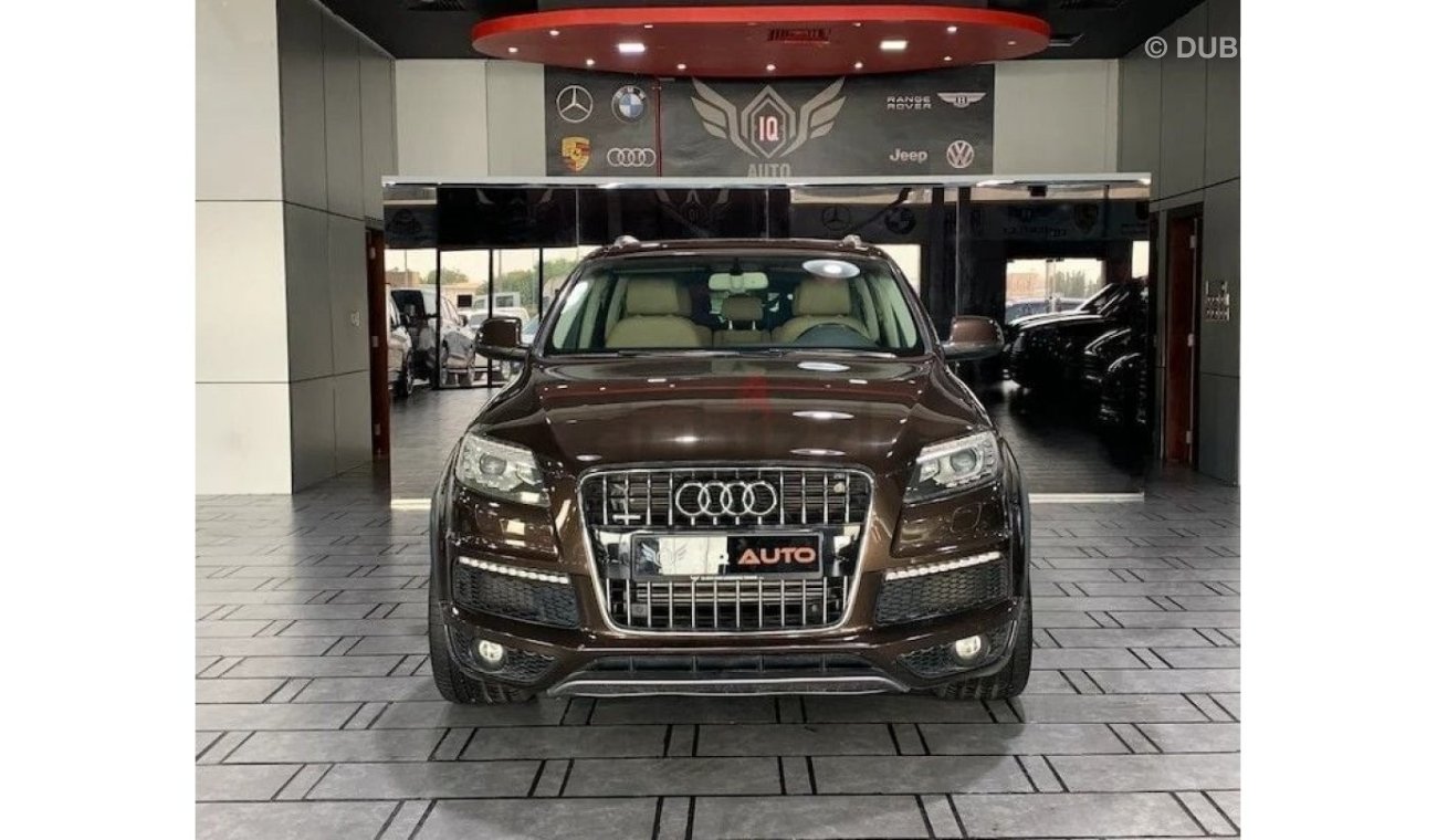 Audi Q7 TFSI quattro S-Line 2013 AUDI Q7 S LINE SUPERCHARGED | 7 SEATS | GCC | FULL SERVICE HISTORY