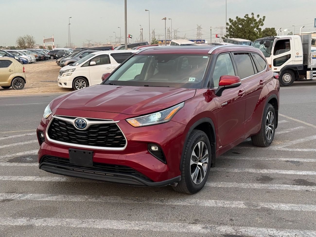 Toyota Highlander 2021 TOYOTA HIGHLANDER XLE HYBRID AWD FULL OPTIONS IMPORTED FROM USA