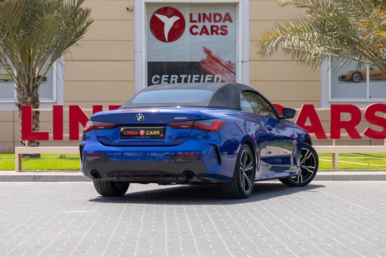 BMW 420i BMW 420i M-Sport Convertible 2024 GCC under Agency Warranty and Service Contract with Flexible Down-