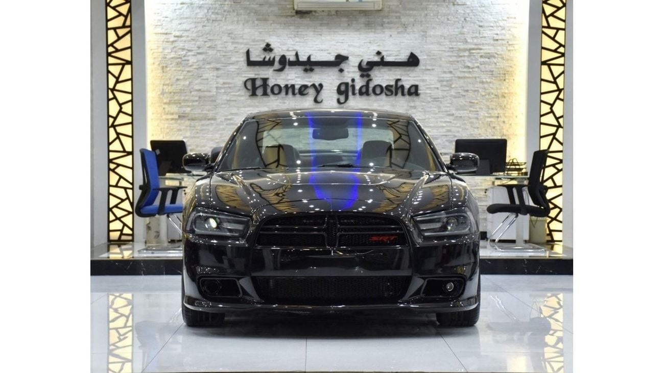 Dodge Charger EXCELLENT DEAL for our Dodge Charger SRT8 ( 2013 Model ) in Black Color GCC Specs