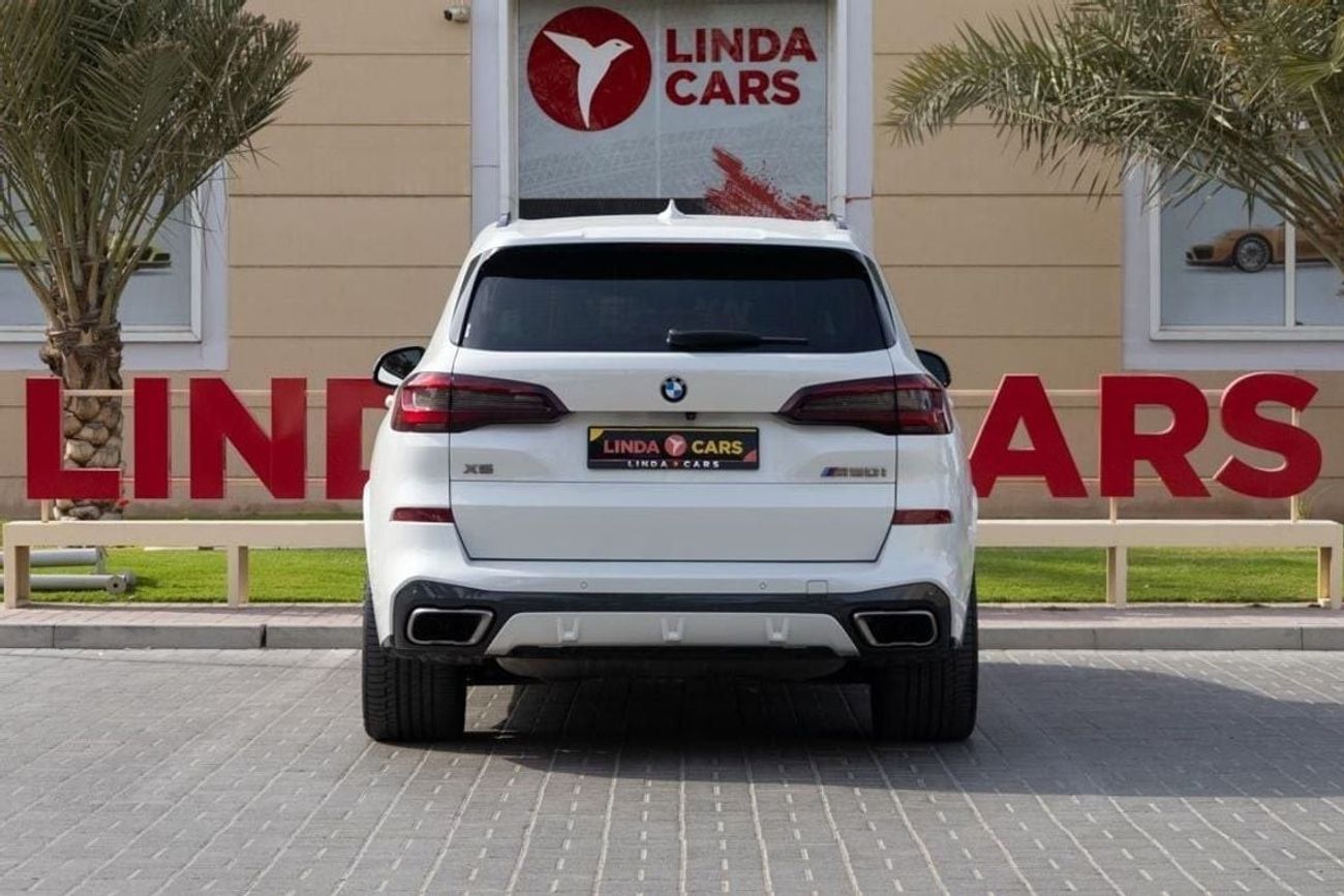 بي أم دبليو X5 50i M Sport 4.4L BMW X5 M50i M-Sport 2021 GCC under Agency Warranty and Service Contract with Flexib