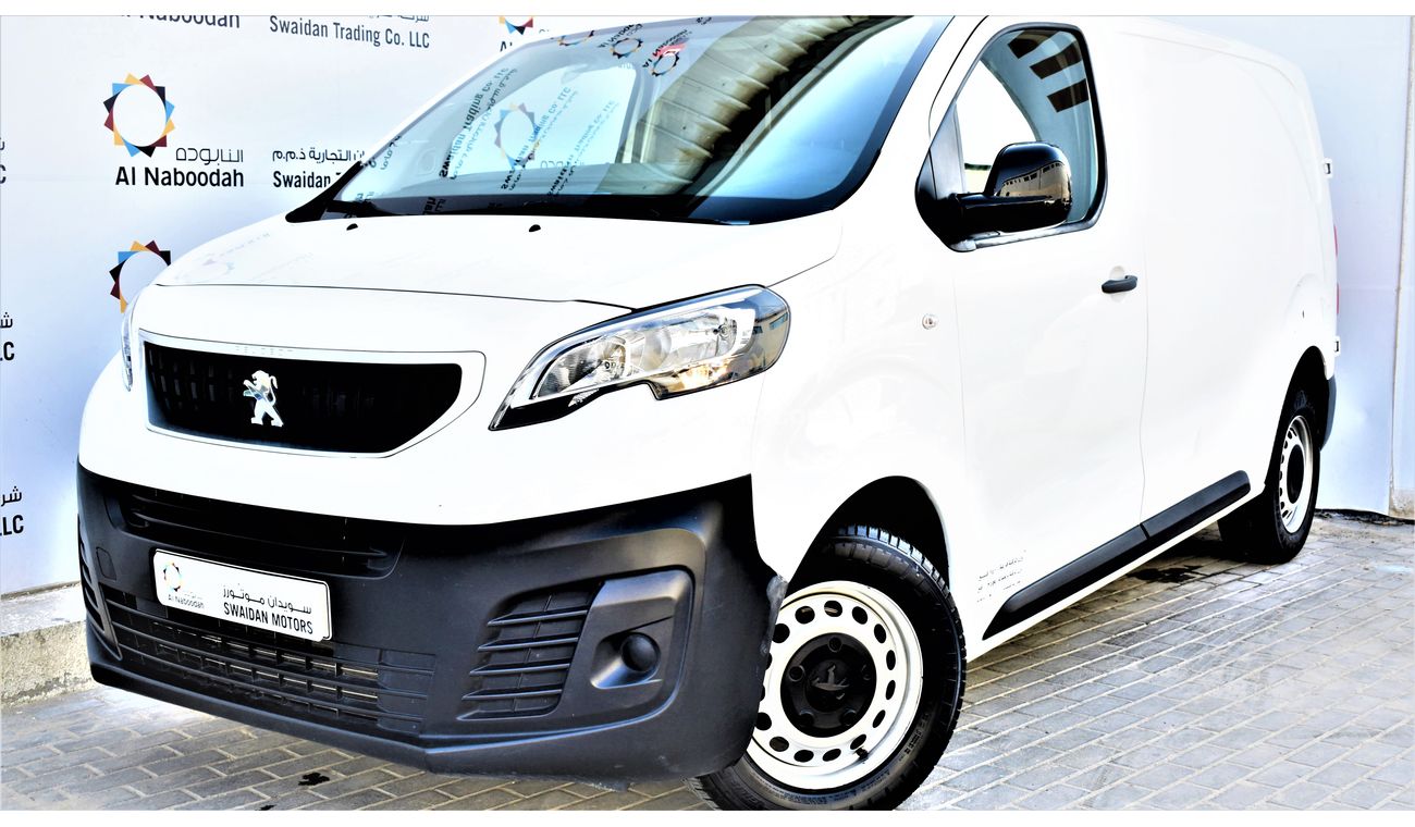 Peugeot Expert 2.0L MANUAL VAN DIESEL 2018 GCC SPECS AGENCY WARRANTY UP TO 2023 OR 200,000KM