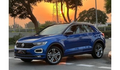 Volkswagen T-ROC VOLKSWAGEN T-ROK R LINE 2021 GCC ORIGINAL PAINT FULL SERVICE HISTORY IN LOW MILEAGE