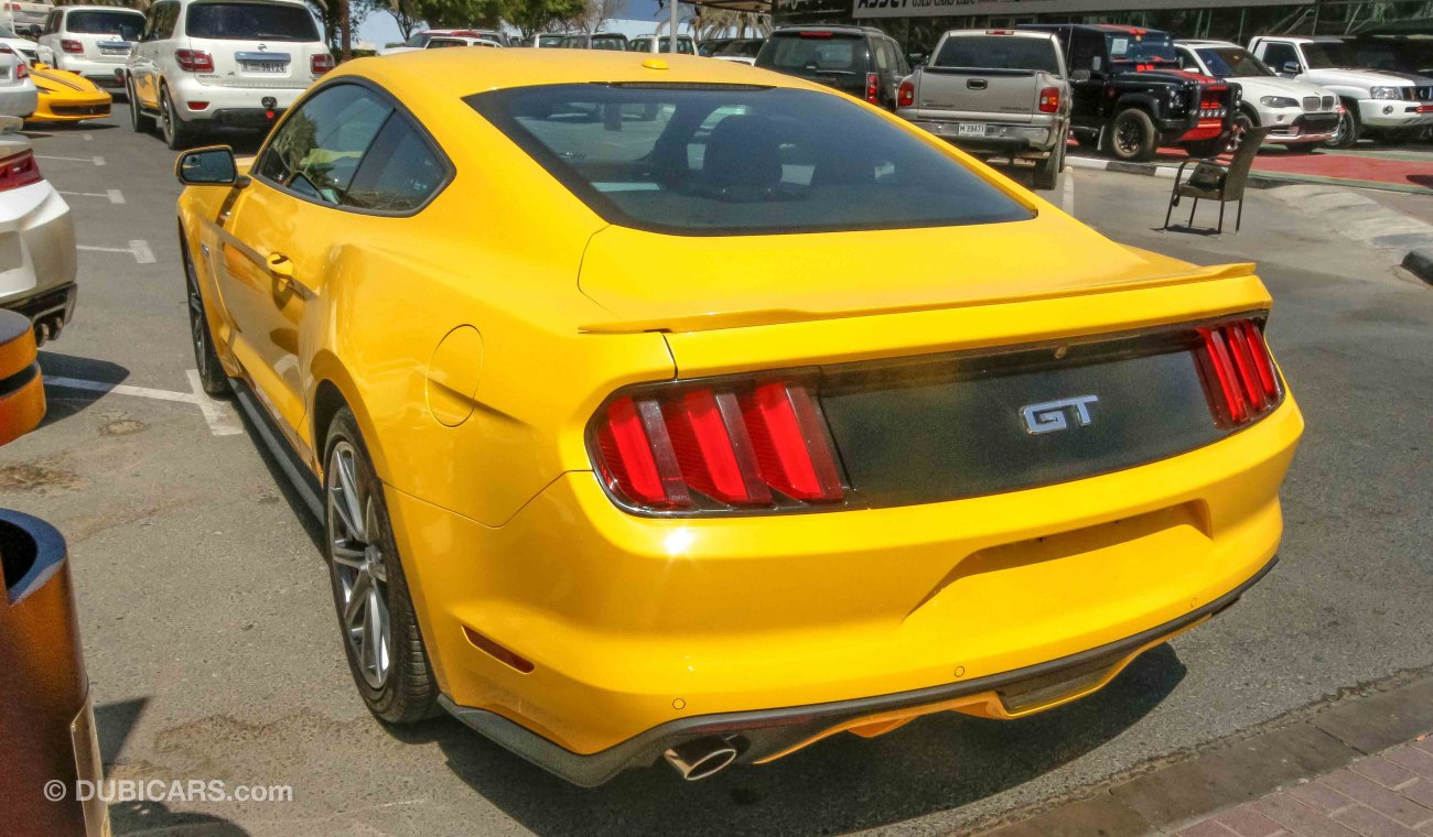 Ford Mustang Pre-owned 2016 GT V8 5.0 L 3 yrs or 100000 km Gulf Warranty and 60000 km Free service at Al Tayer