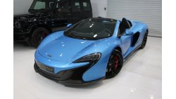 مكلارين 650S Spider, 2015, 10,000KMs Only, GCC Specs, **MSO**