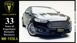 Ford Fusion GCC + FULL OPTION + LEATHER SEATS + SUNROOF + SCREEN / 2016 / UNLIMITED MILEAGE WARRANTY / 764DHS PM