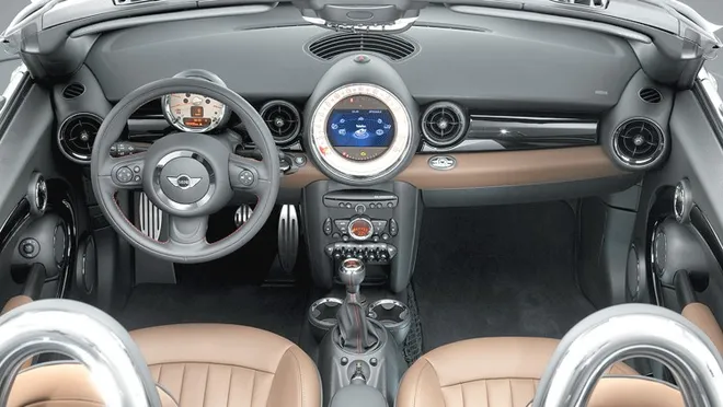 Mini Cooper Roadster interior - Cockpit