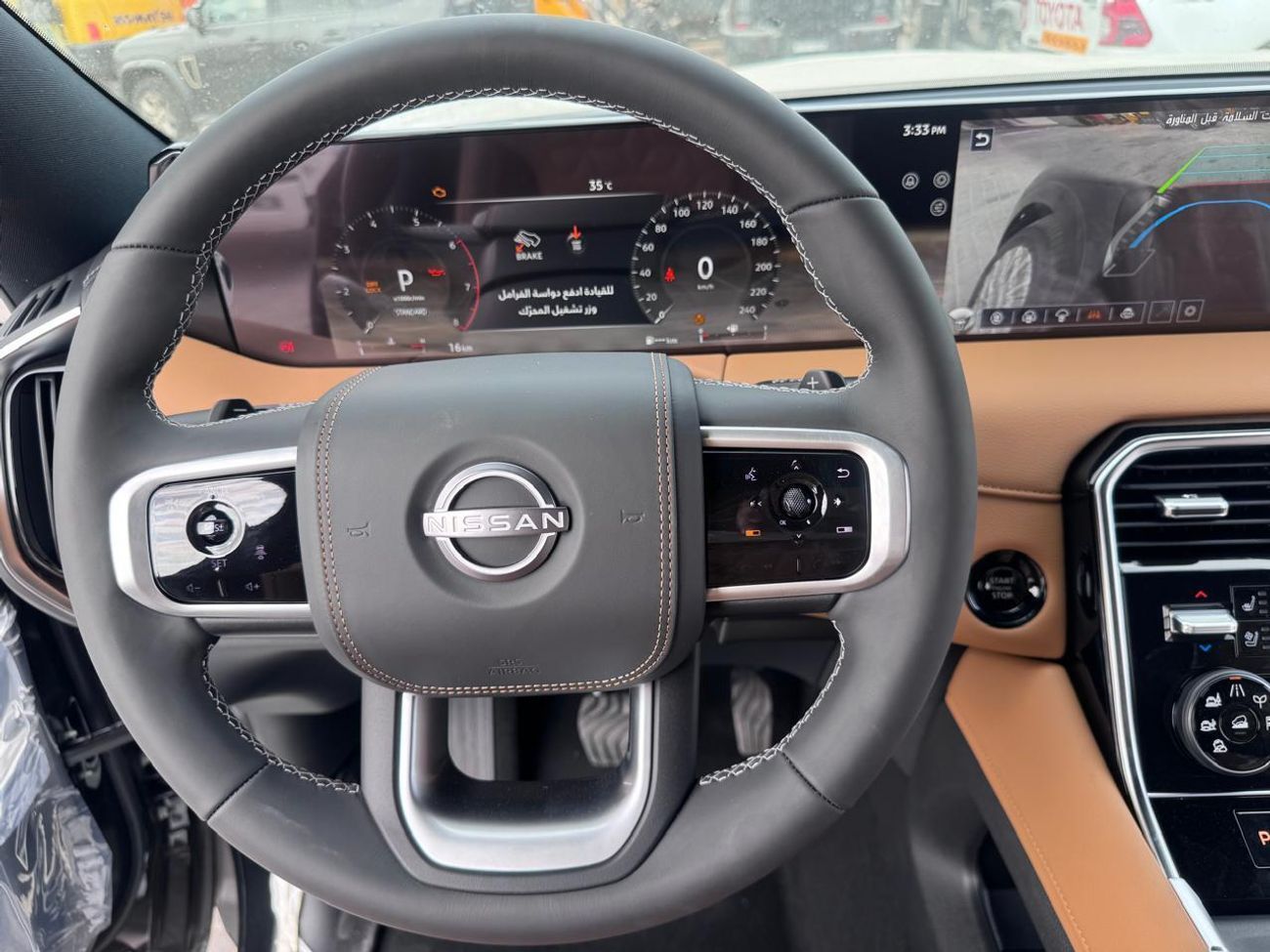 Nissan Patrol LE PLATINUM CITY 3.5L_ 2026_ (BLACK _TAN)