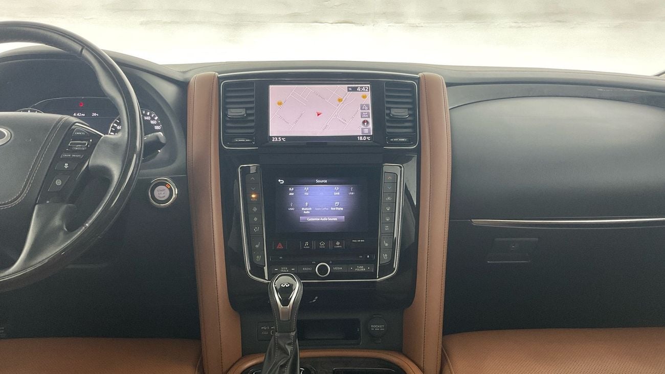 إنفينيتي QX80 LUXURY PROACTIVE 5.6 8STR 4WD AUTO LUXE PROACTVE TOW | شامل الضمان | 0 ﺪﻔﻋﺓ ﺃﻮﻟﻯ
