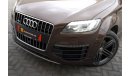 أودي Q7 S-Line | 1,761 P.M  | 0% Downpayment | Excellent Condition!