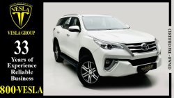 Toyota Fortuner FULL OPTION + LEATHER SEATS / GCC / 2018 / UNLIMITED MILEAGE WARRANTY + FREE SERVICE / 1,388 DHS P.M