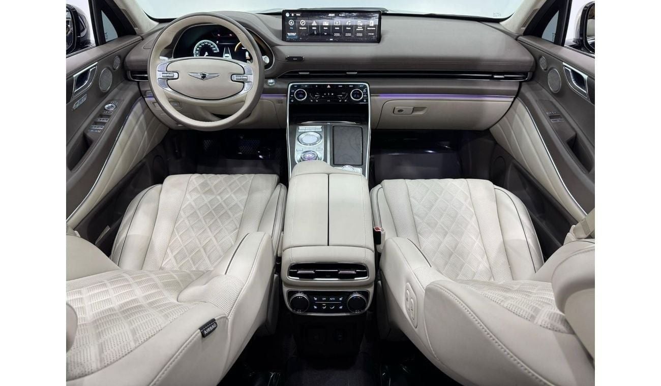 جينيسس GV80 Royal 3.5L AWD 2022 Genesis GV80, 2027 Genesis Warranty + Service Pack, Full Options, Low Kms, GCC