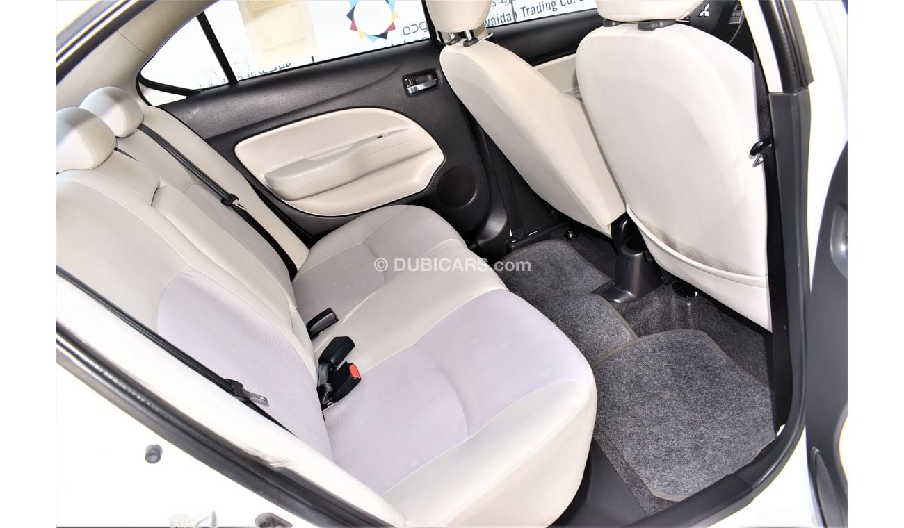 Mitsubishi Attrage AED 590 PM | 1.2L GLX GCC DEALER WARRANTY
