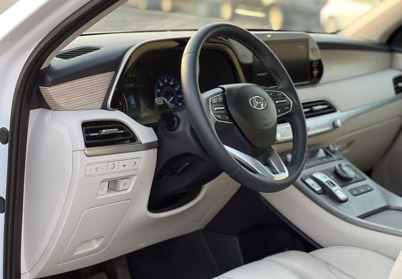 هيونداي باليساد 2022 Hyundai Palisade Full Option Sunroof -3.8L-V6-Rear Camera & sensor -Leather Seat- -