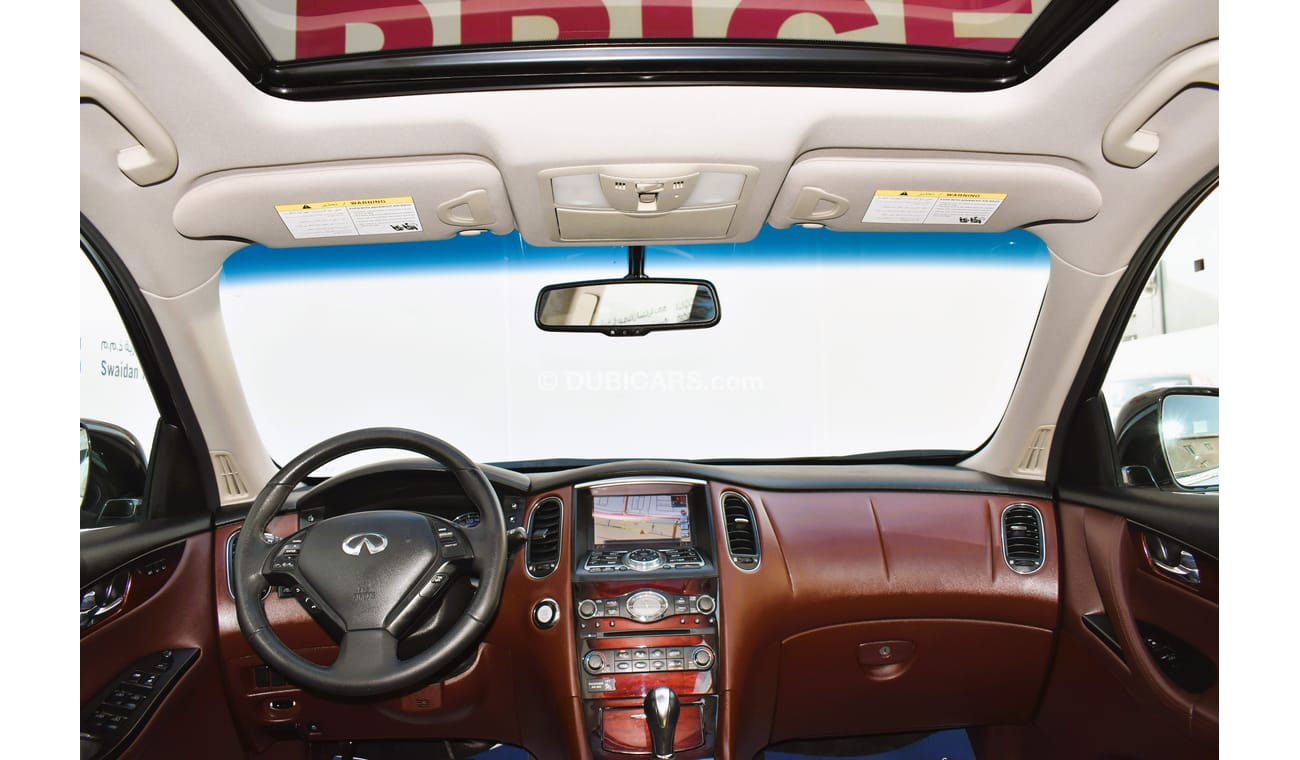 Infiniti QX50 AED 1439 PM | 3.7L QX50 LUX AWD GCC DEALER WARRANTY