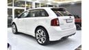 Ford Edge EXCELLENT DEAL for our Ford Edge Sport AWD ( 2011 Model ) in White Color GCC Specs