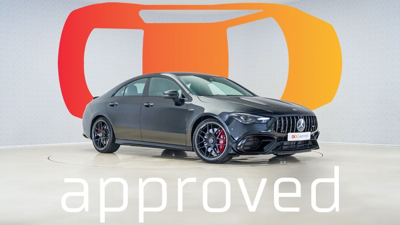 مرسيدس بنز CLA 45 S  AMG Exclusive | AED 2,919 PM | Up to 3 Years Warranty Unlimited | GCC