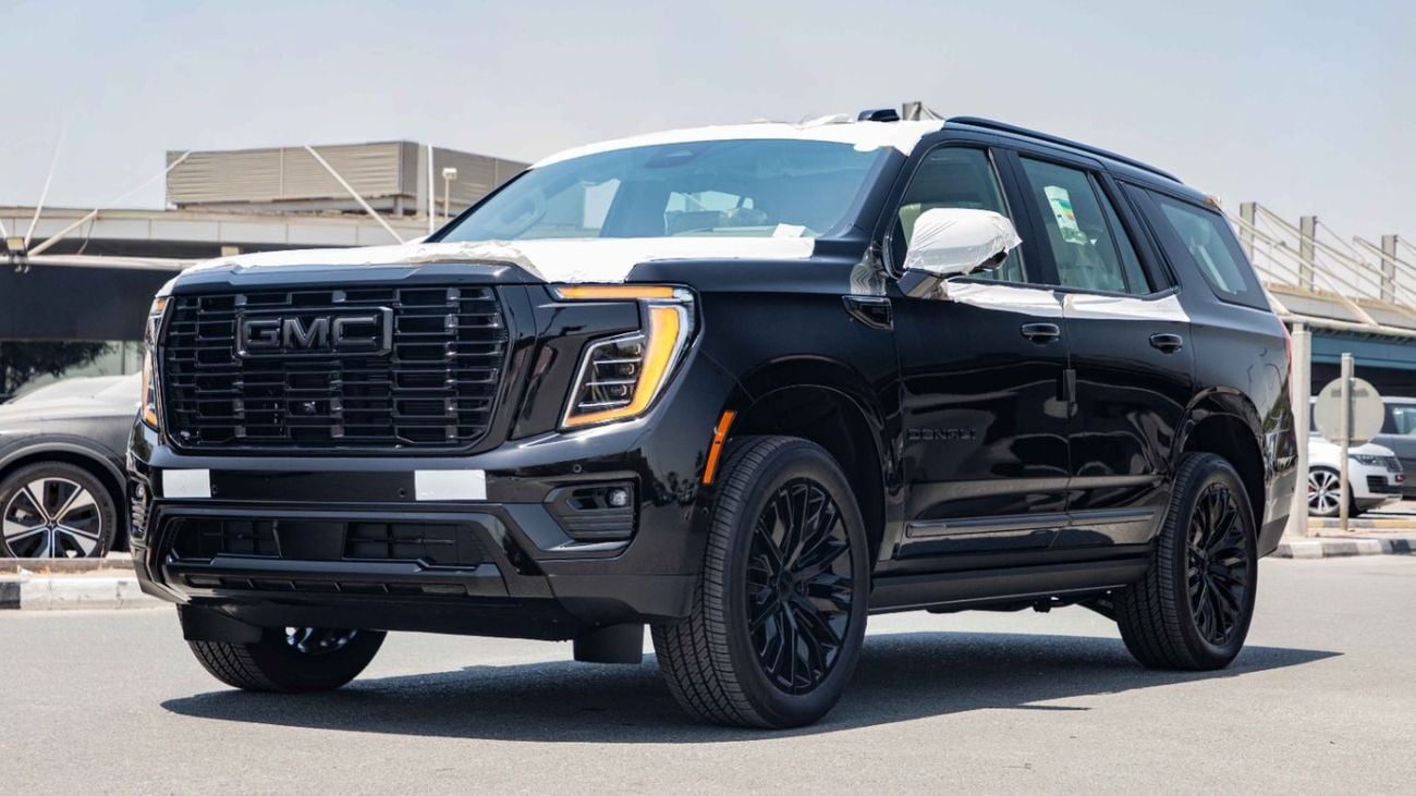 GMC Yukon Denali Black Edition 6.2L V8 | 2025 | 4 Years Agency Warranty & Service Contract