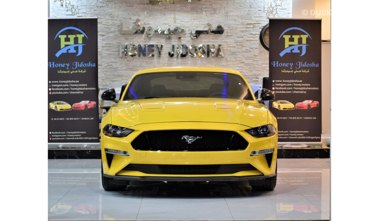 Ford Mustang EXCELLENT DEAL for our Ford Mustang 5.0 GT 2018 Model!! in Yellow Color! GCC Specs