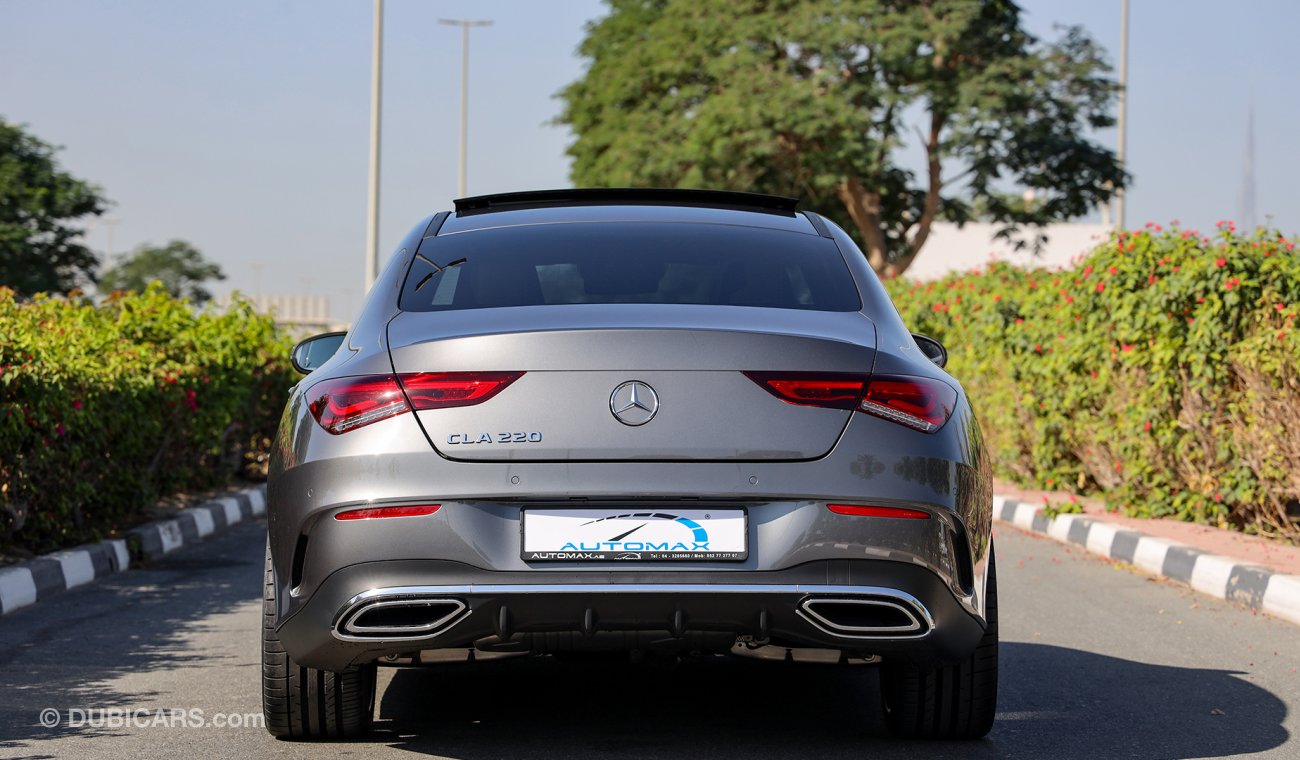 Mercedes-Benz CLA 220 2020 AMG, GCC, 0 KM W/ 2yrs Unltd millage warranty 3yrs or 60K KM Service @EMC