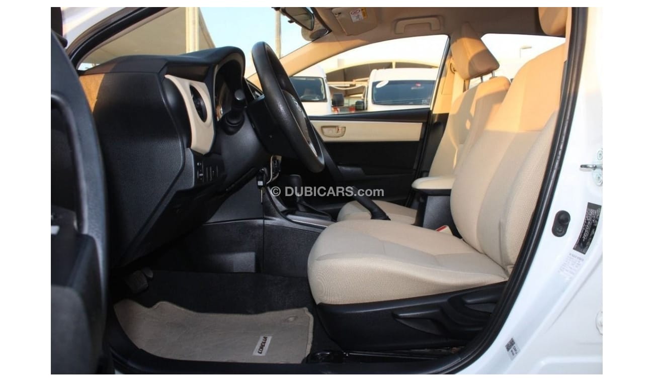 تويوتا كورولا XLI تويوتا كرولا 2019 ابيض خليجي  1.6 بحالة ممتازة بدون حوادث