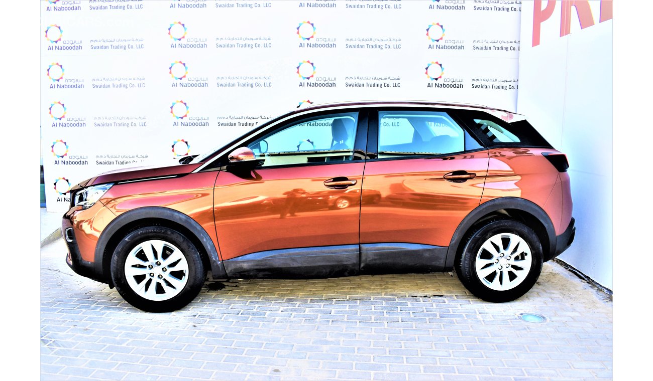 Peugeot 3008 1.6L 2018 GCC SPECS UNDER AGENCY WARRANTY STARTING FROM 59,900 DHS