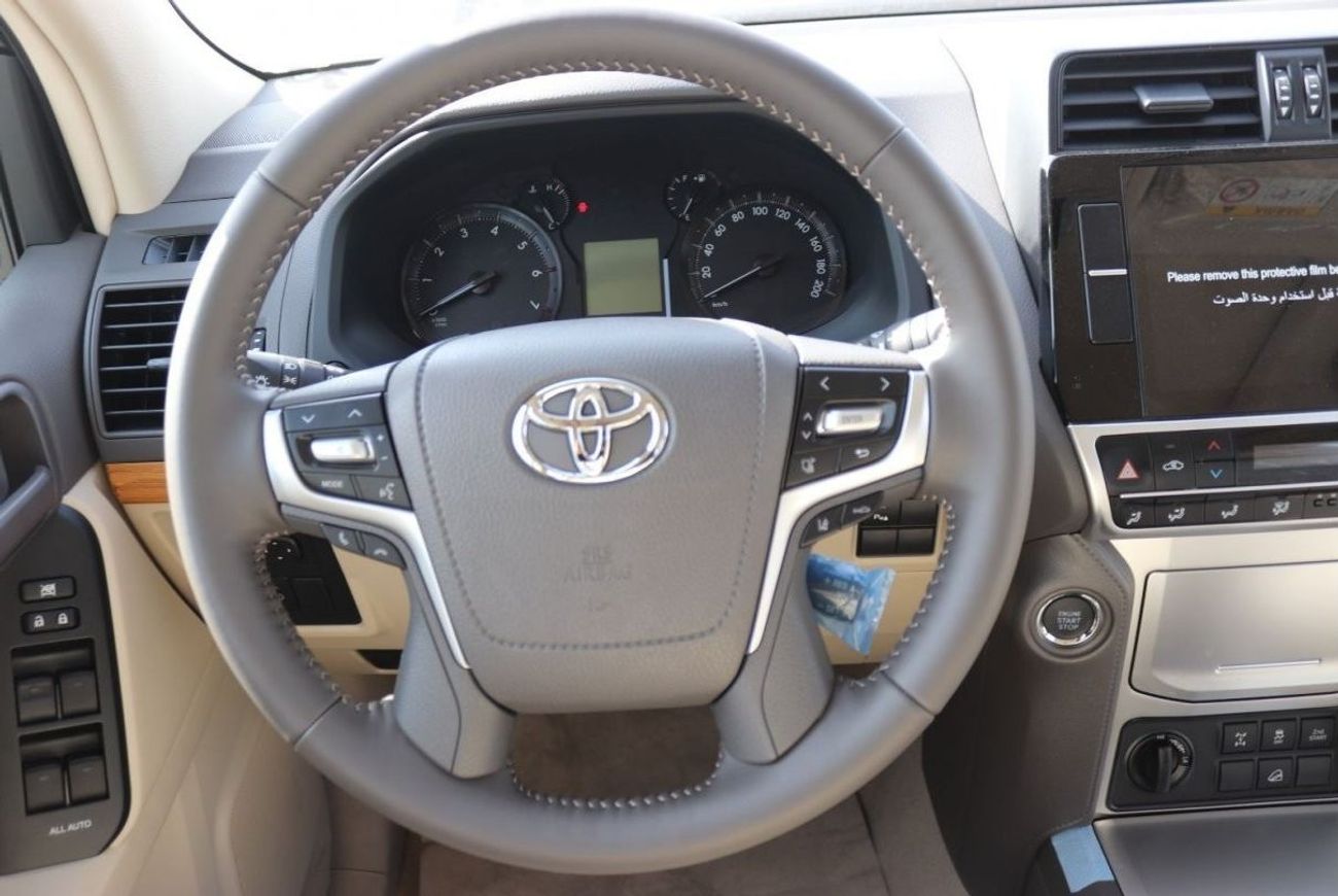 تويوتا برادو 4.0L VXR, 4X4, SUNROOF, 2 ELECTRIC SEAT, LEATHER SEAT, SEAT HEATING AND COOLING, MONITOR, 360 CAMERA