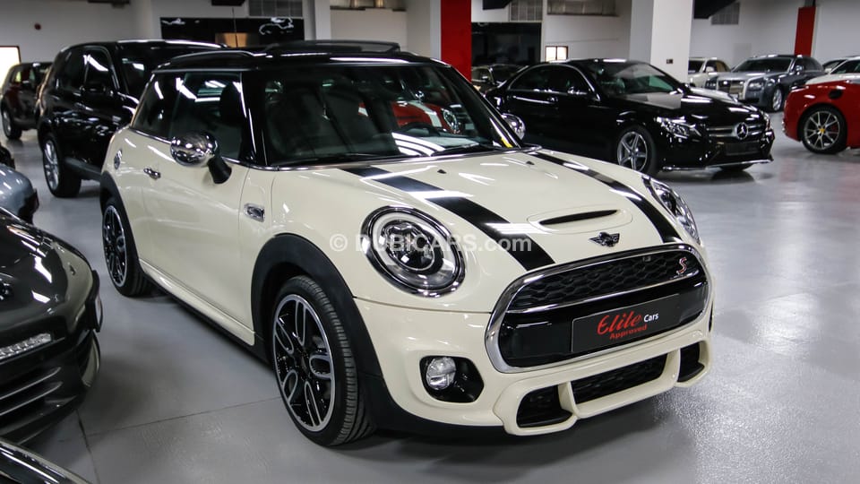 Mini Cooper S John Cooper Works for sale AED 119,000. Beige, 2016