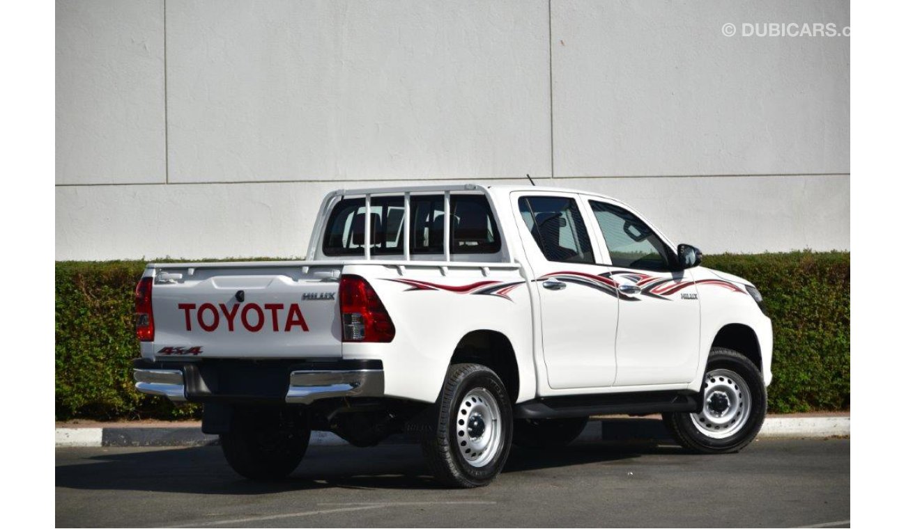 Toyota Hilux DOUBLE CAB PICKUP DLX-G 2.4L DIESEL 4WD MANUAL TRANSMISSION WITH REAR CAMERA