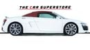 Audi R8 Spyder FSI 4.2L (430 HP) GCC-V8 Naturally Aspirated-Red Interior-Bang Olufsen Sound System