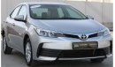 Toyota Corolla TOYOTA COROLLA 2018 SILVER GCC EXCELLENT CONDITION WITHOUT ACCIDENT