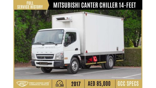 ميتسوبيشي كانتر 2017 | MITSUBISHI CANTER | CHILLER 14-FEET | GCC | FULL SERVICE HISTORY | M15040