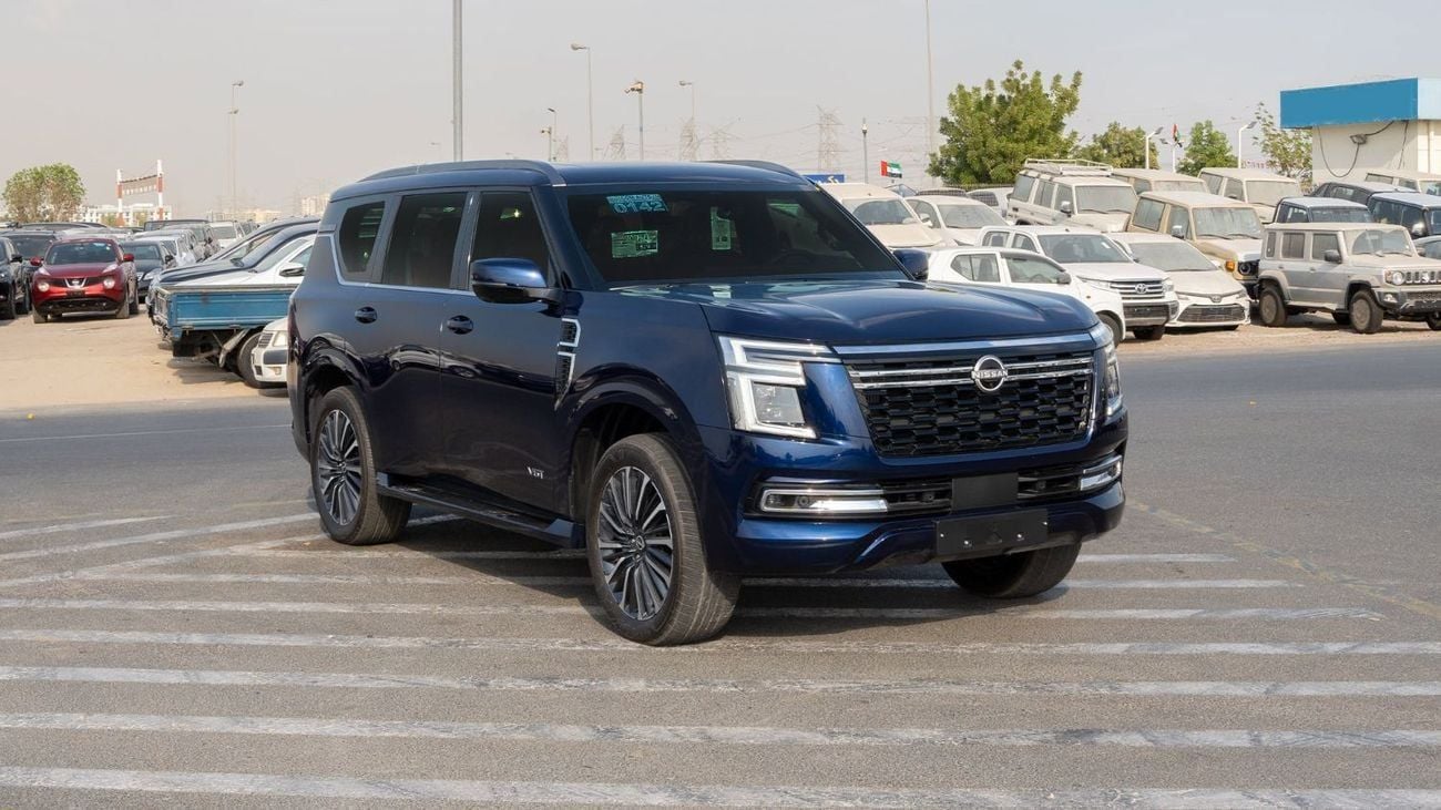 نيسان باترول LE PLATINUM CITY 2026 Nissan Patrol LE Platinum 3.5L AT Petrol TT (Blue-Tan) (Export Only)